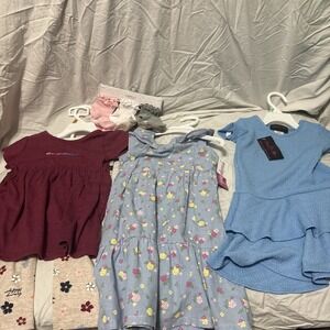 Lot Of 3 Girls Size 3T-Tommy Hilfiger ,Penelope Mack Dress-socks NWT